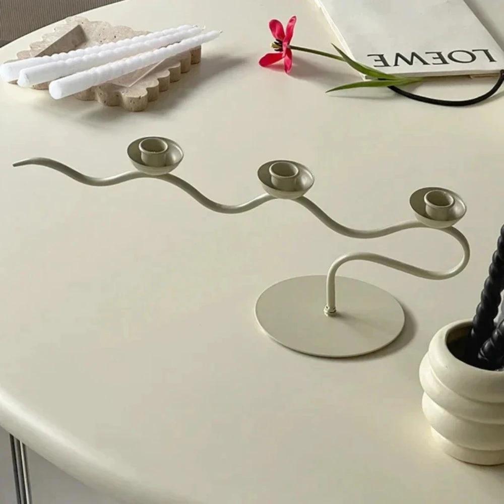 Tri Iron Twisted Candle Holder by Casa & Beyond