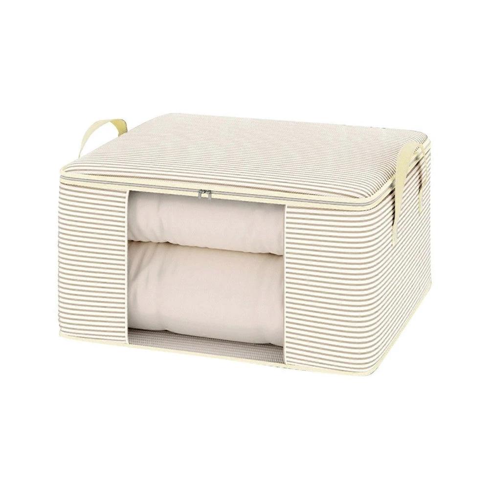 Classic Stripe Foldable Storage Bag by Casa & Beyond