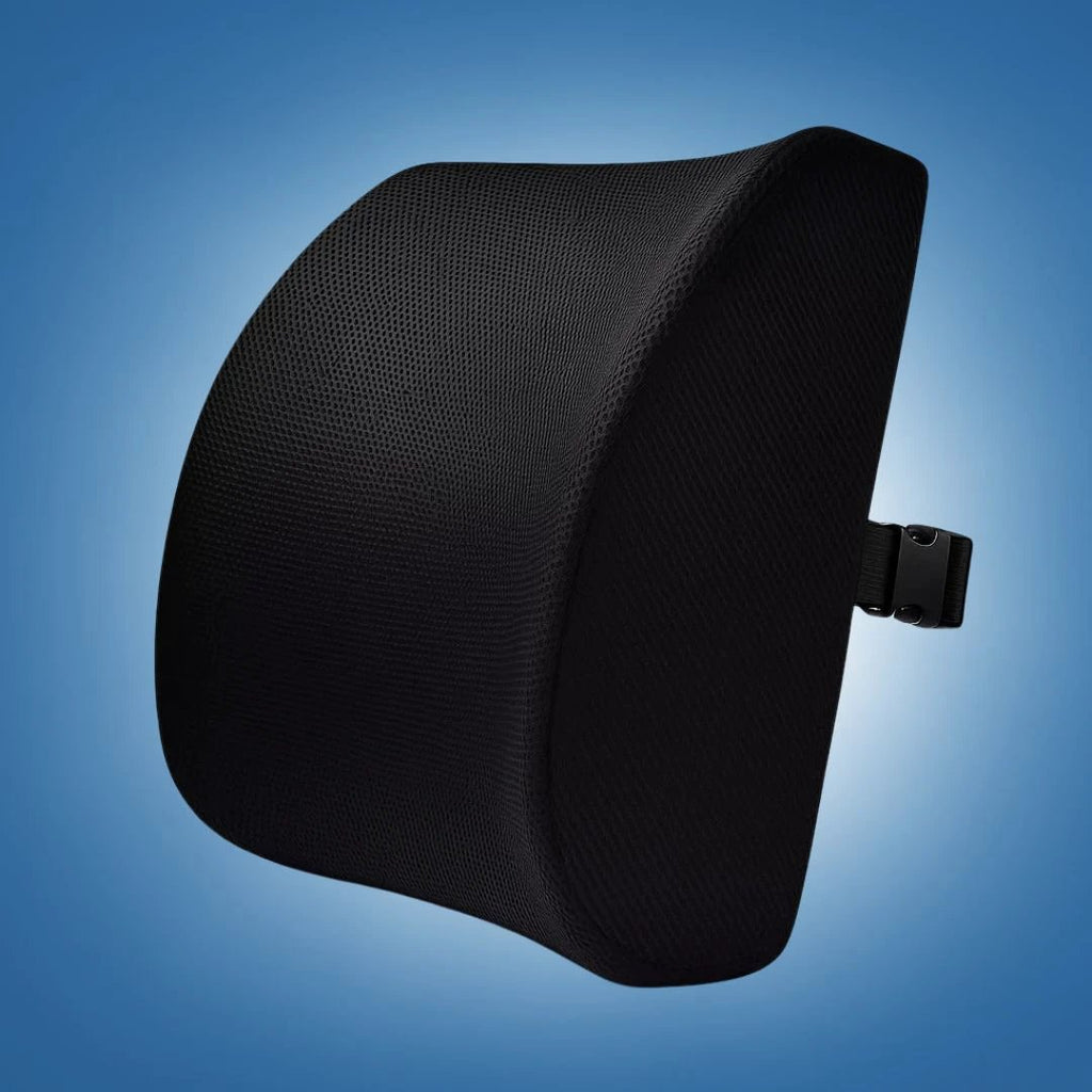 DriveEase | Car Lumbar Support Cushion – Memory Foam Relief – Breathable Mesh – Ideal for Commute & Long Drives Bowlift by Bowlift