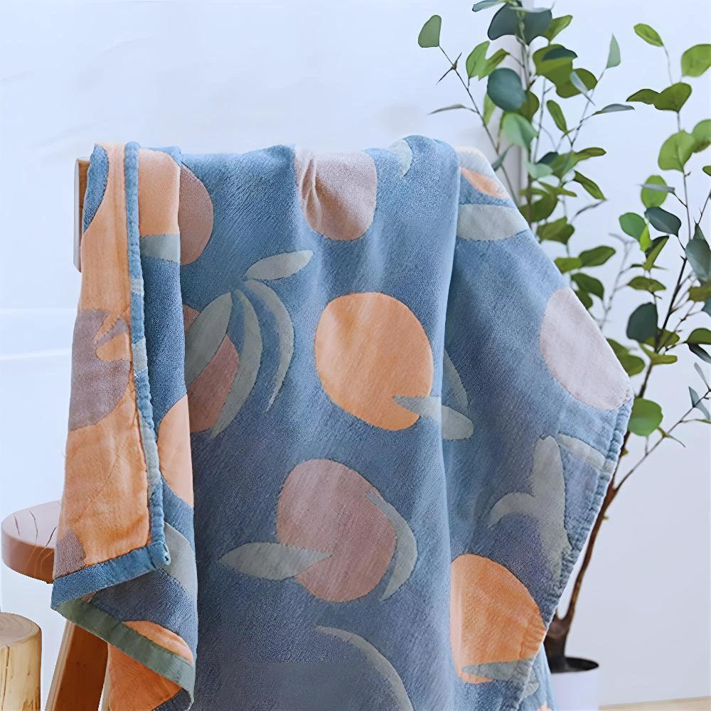 Peach Bath Summer Towel by Casa & Beyond
