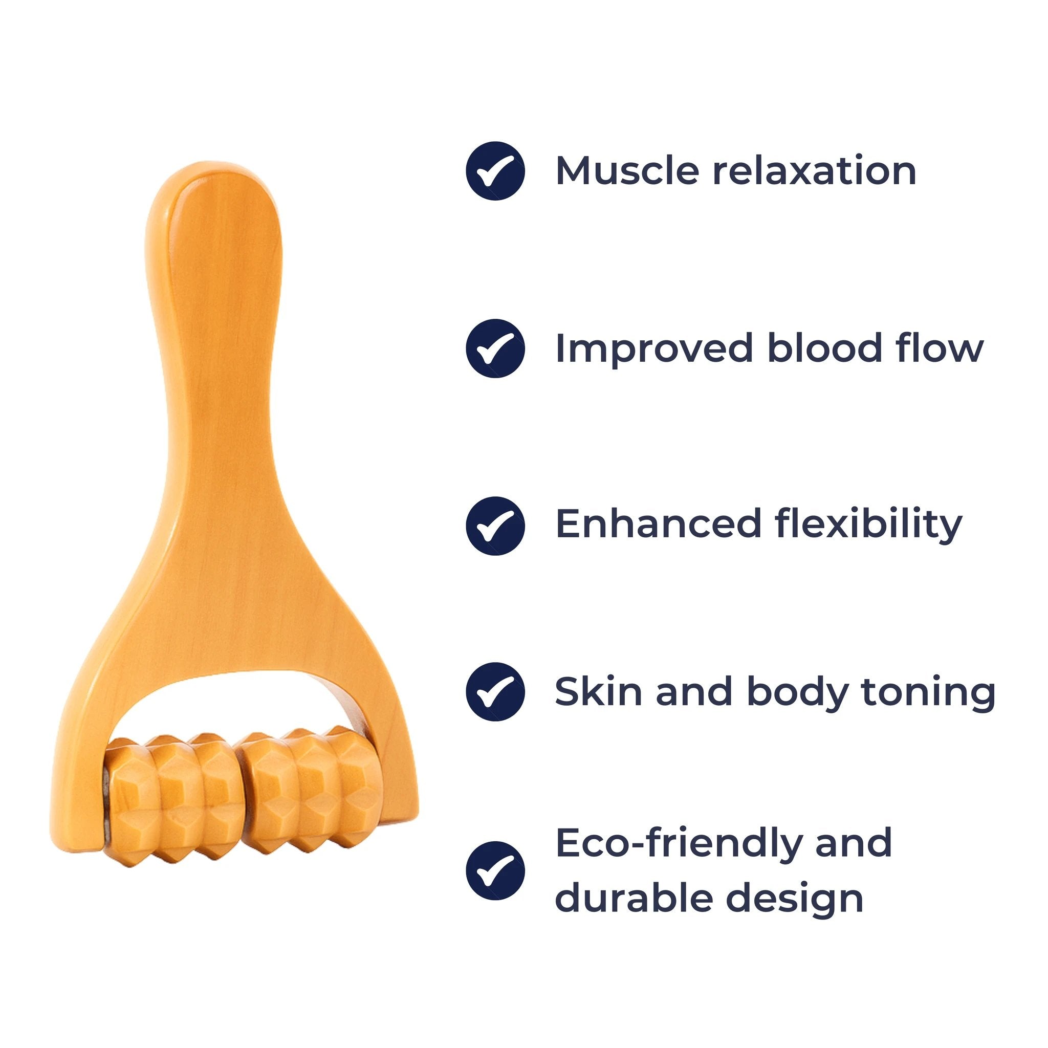 Deep Muscle Relief – Natural Wood Finish – Back Legs & Arms Bowlift by Bowlift