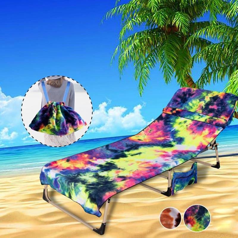 Microfiber deck chair cover for the beach by Bowlift
