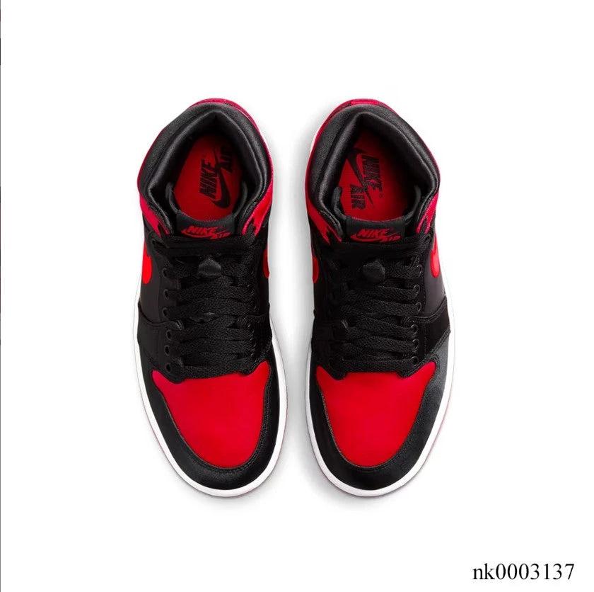 Air Jordan 1 Retro High OG Satin Bred Shoes Sneakers by Air Jordan