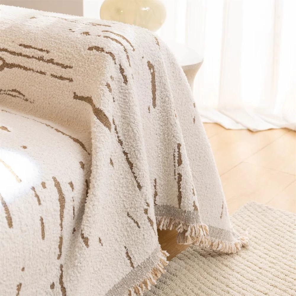 Driftwood Tassel Sofa Cover by Casa & Beyond