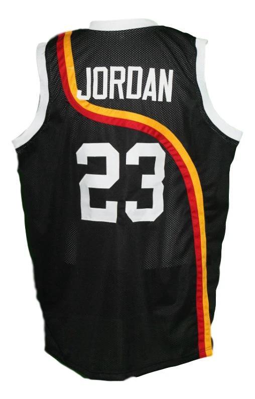 Michael Jordan Jersey #23 Roswell Rayguns Basketball New Sewn Black by My store basketball
