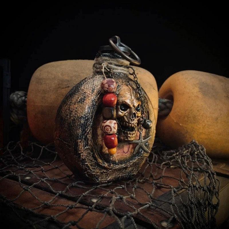 Skull Pirate Rum Bottle made of Resin by Bowlift