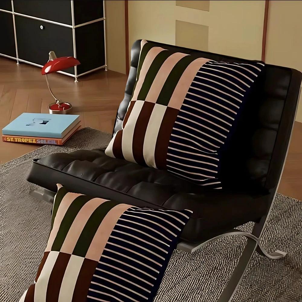 Mod Blocks Striped Cushion Cover by Casa & Beyond