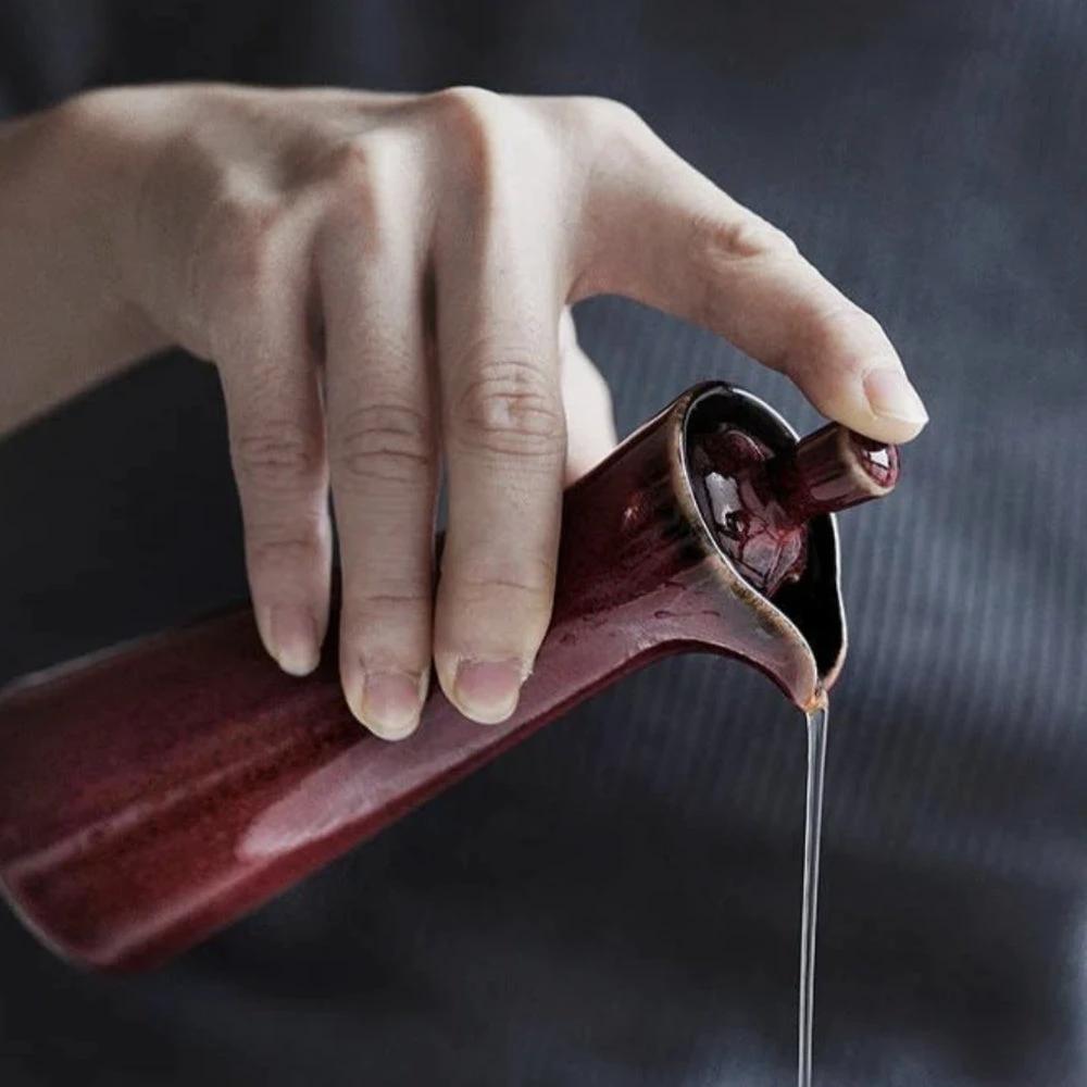 Japanese-Inspired Ceramic Condiment Bottle by Casa & Beyond