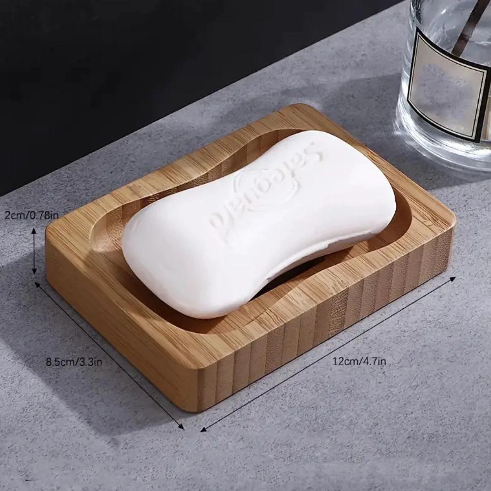 Natural Wooden Soap Dish by Casa & Beyond