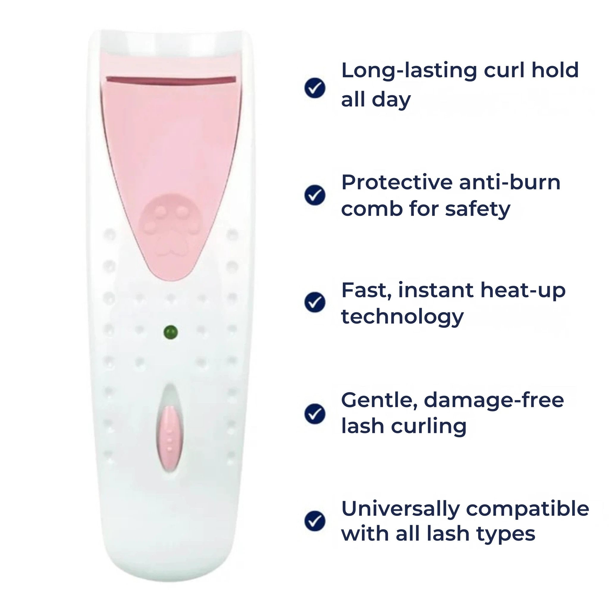 Long-Lasting Lift – Anti-Burn Comb – Quick Heat-Up – Safe Natural Curl – For All Lash Types Bowlift by Bowlift
