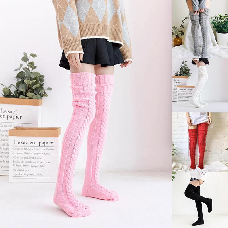 Hand-knit winter socks by Bowlift
