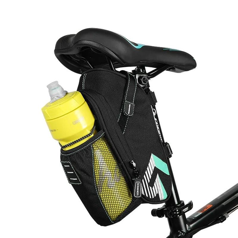 Waterproof bike bag under the saddle by Bowlift