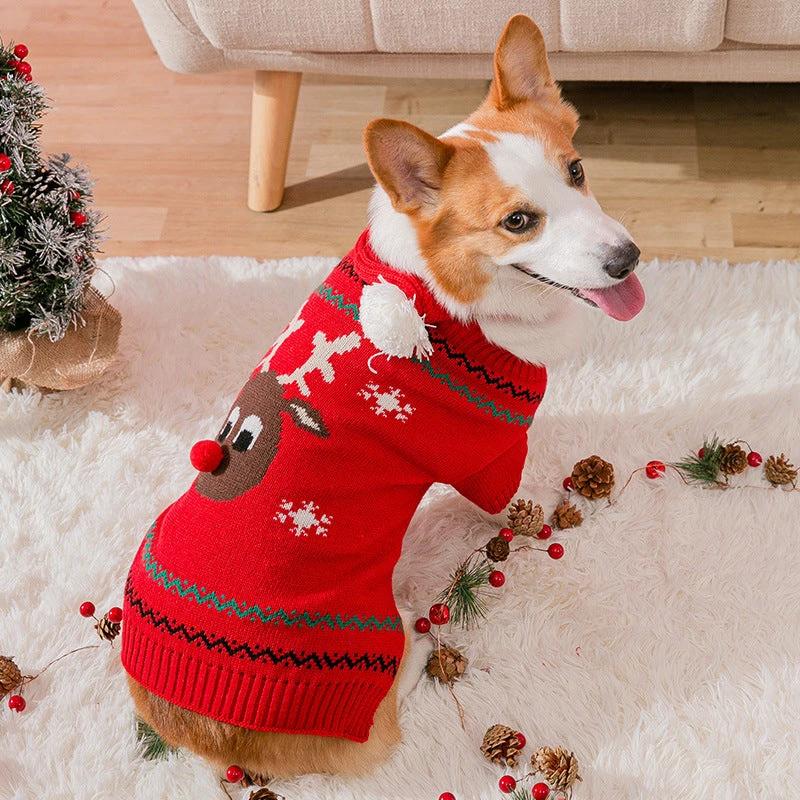 Warm Christmas clothing for pets by Bowlift