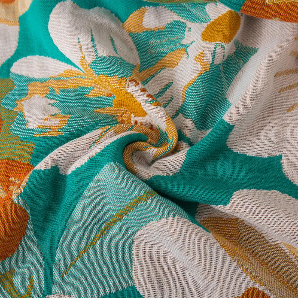 Vibrant Petals Gauze Bath Towel by Casa & Beyond