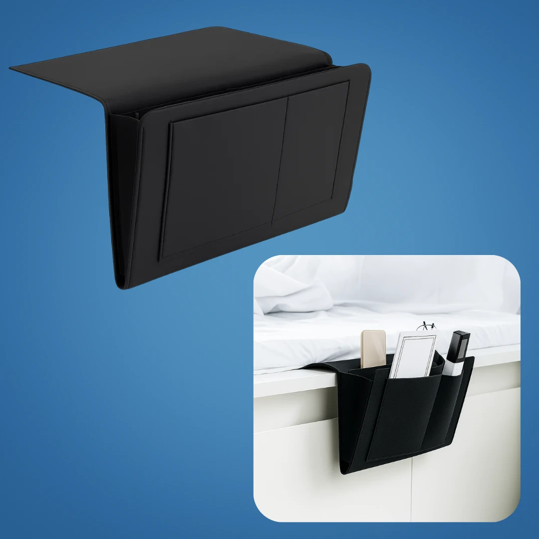 Essentials Within Reach – Thick Felt Durable Material – Save Space Stay Organised & Enjoy Nighttime Comfort Bowlift by Bowlift
