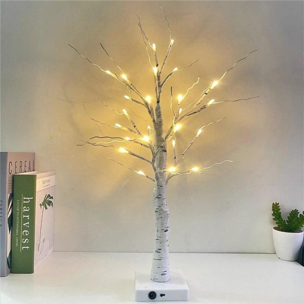 Enchanted Birch Lighted Tree Decor by Casa & Beyond