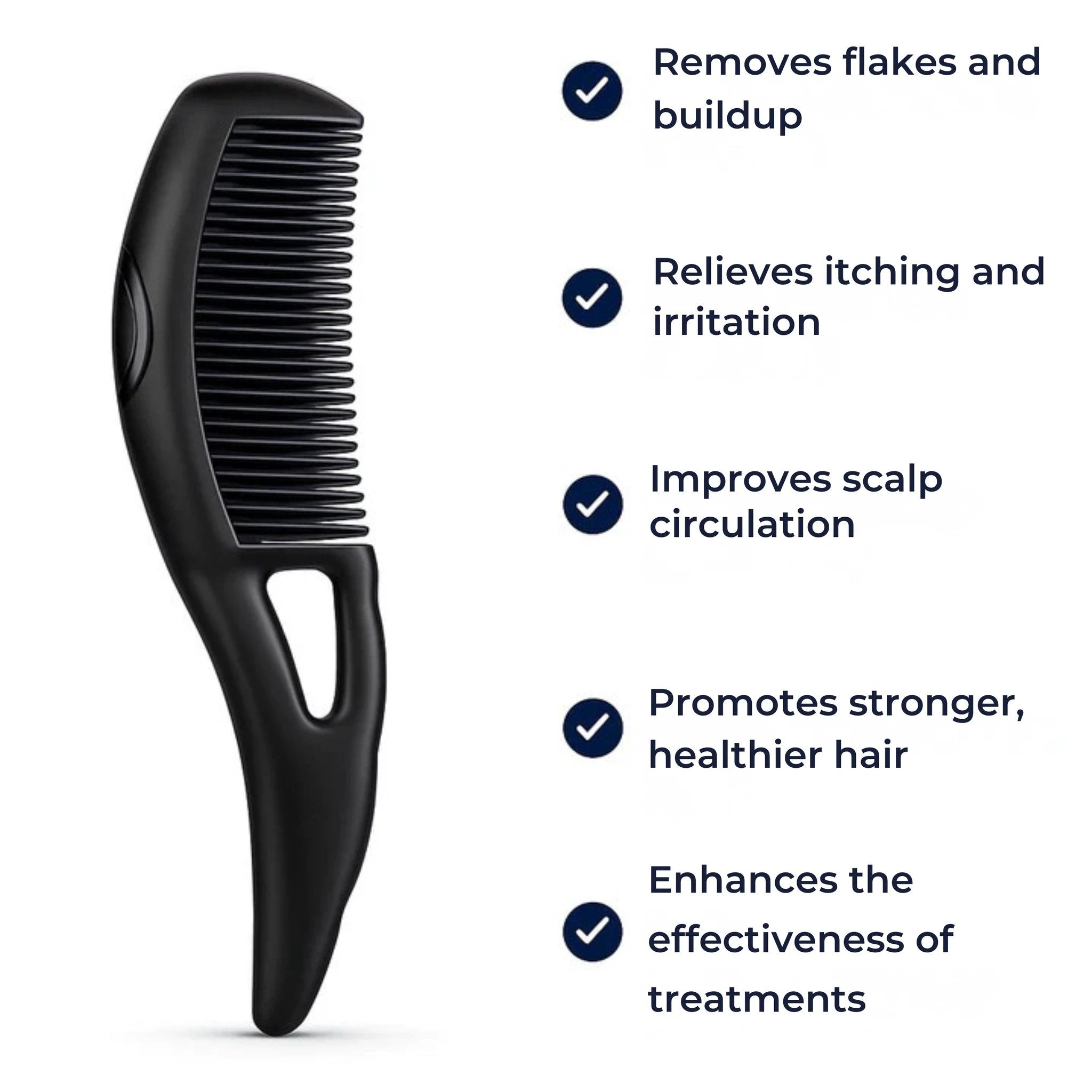 Hollow Design – Soft Tip Scalp Massager – Relieves Itch – Removes Flakes – Healthy Clean Hair Bowlift by Bowlift