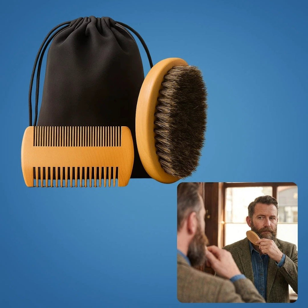 Easy Lather & Frizz Control – Soft Bristles – Skin-Friendly Grooming – Perfect Daily Beard Care for Men Bowlift by Bowlift