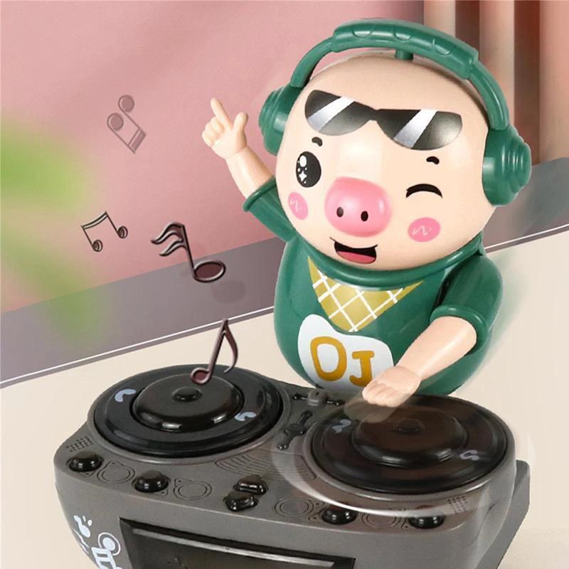 Musical dancing pig toy by Bowlift