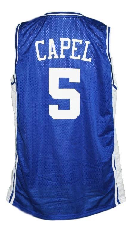 Jeff CapelJersey #5 Custom Duke College Basketball New Sewn Blue by My store basketball