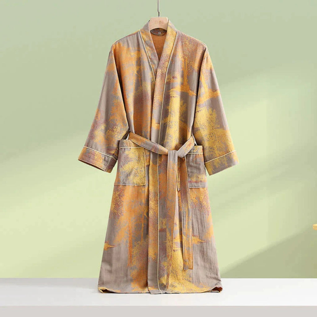 Soft Kimono-Style Cotton Bathrobe by Casa & Beyond