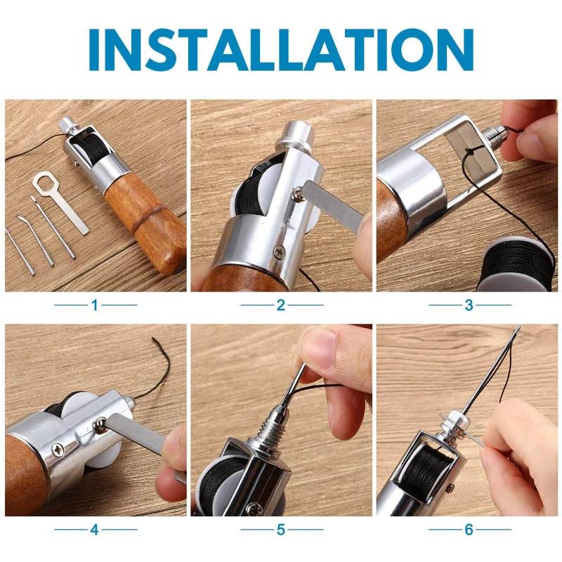 Pre-order >> Needle and leather sewing kit for sewing leather by Bowlift