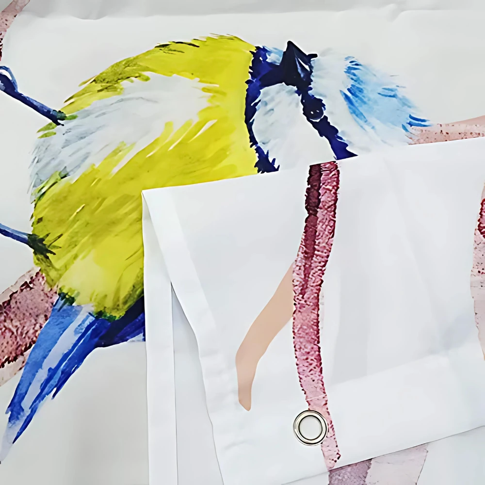 Natural Style Bird & Tree Branches Shower Curtain by Casa & Beyond