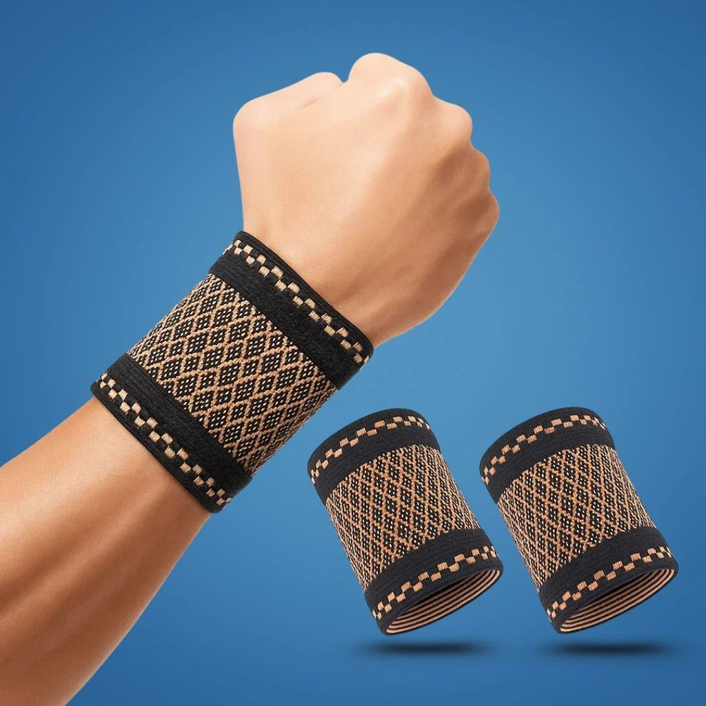 Copper‑Infused Compression for Wrist Pain Relief – Breathable Low‑Profile Sleeve for Everyday & Sports Bowlift by Bowlift