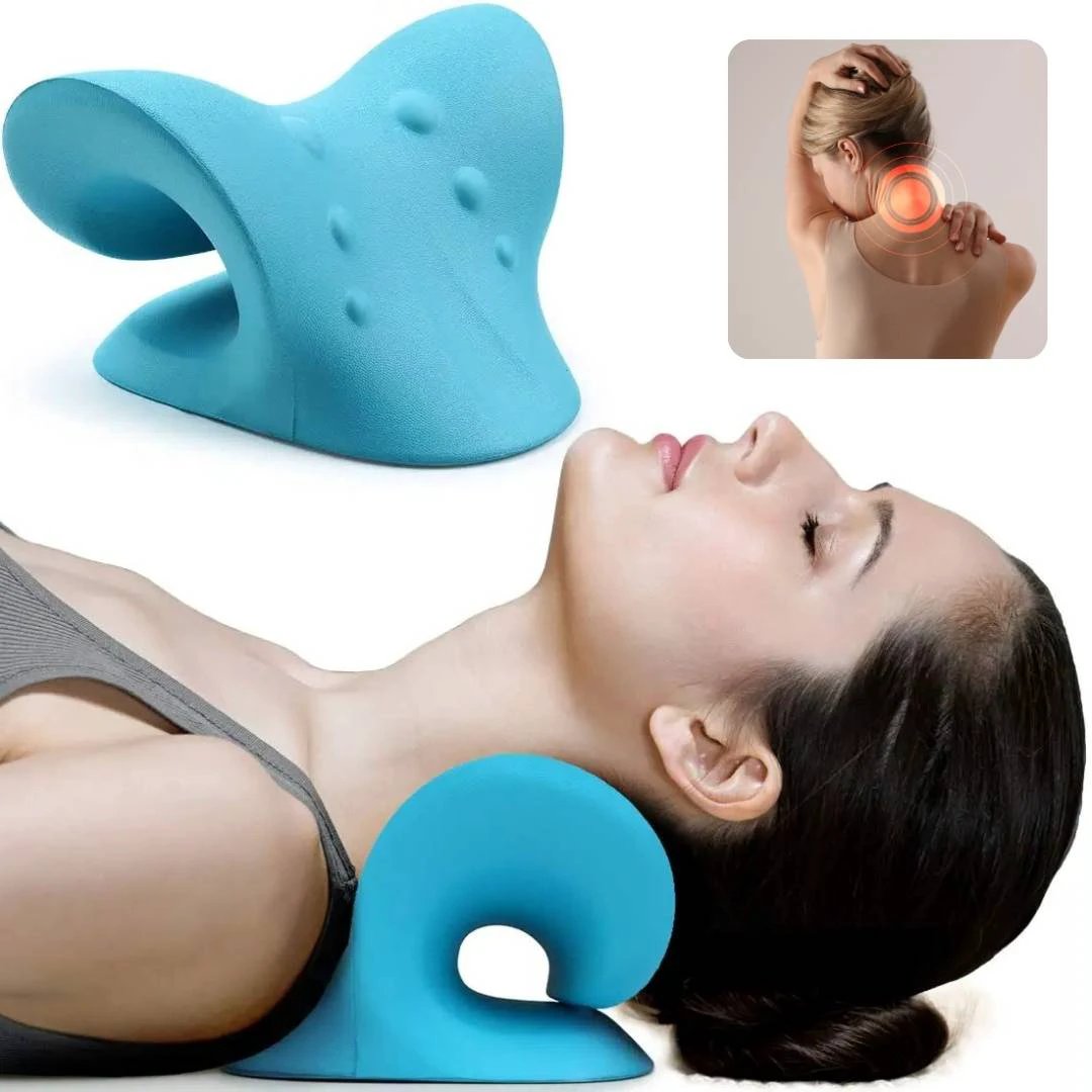 NeckAlign Chiropractic Neck Pillow | Stretcher for Neck - Pain Relief - Improved Posture - Better Sleep Bowlift by Bowlift