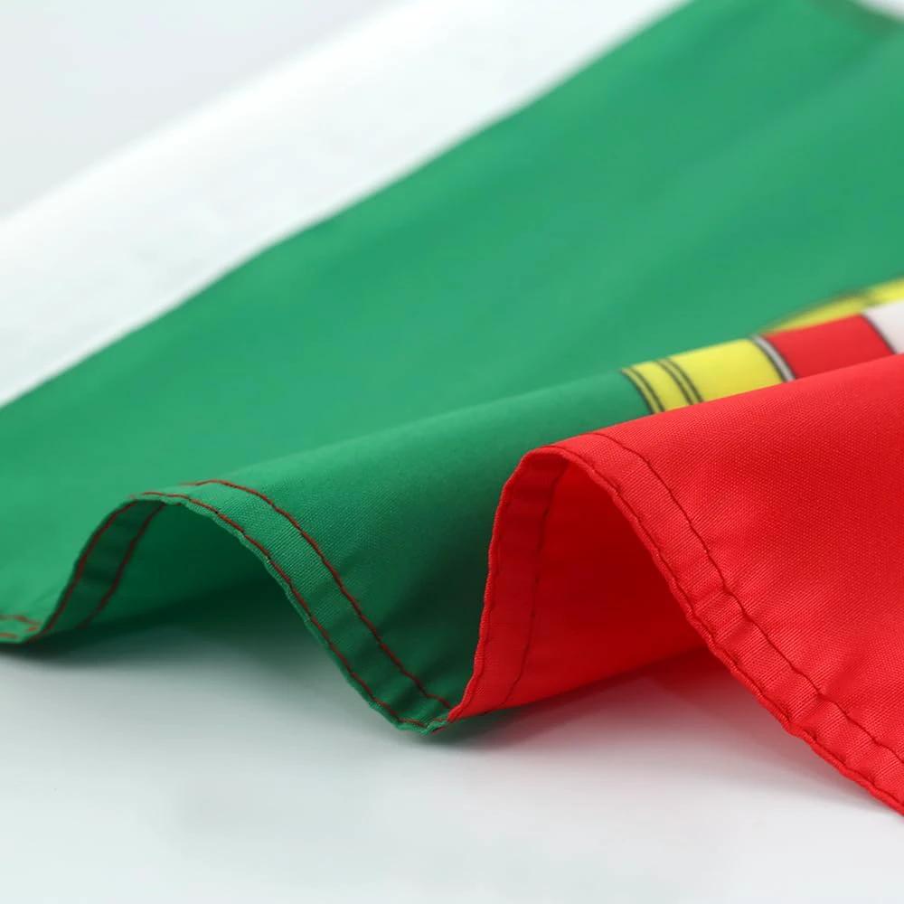 Car Window Flag of Portugal 11X18 Inch(28x46cm) 100% Polyester, Strong White Flagpole by flagsshop