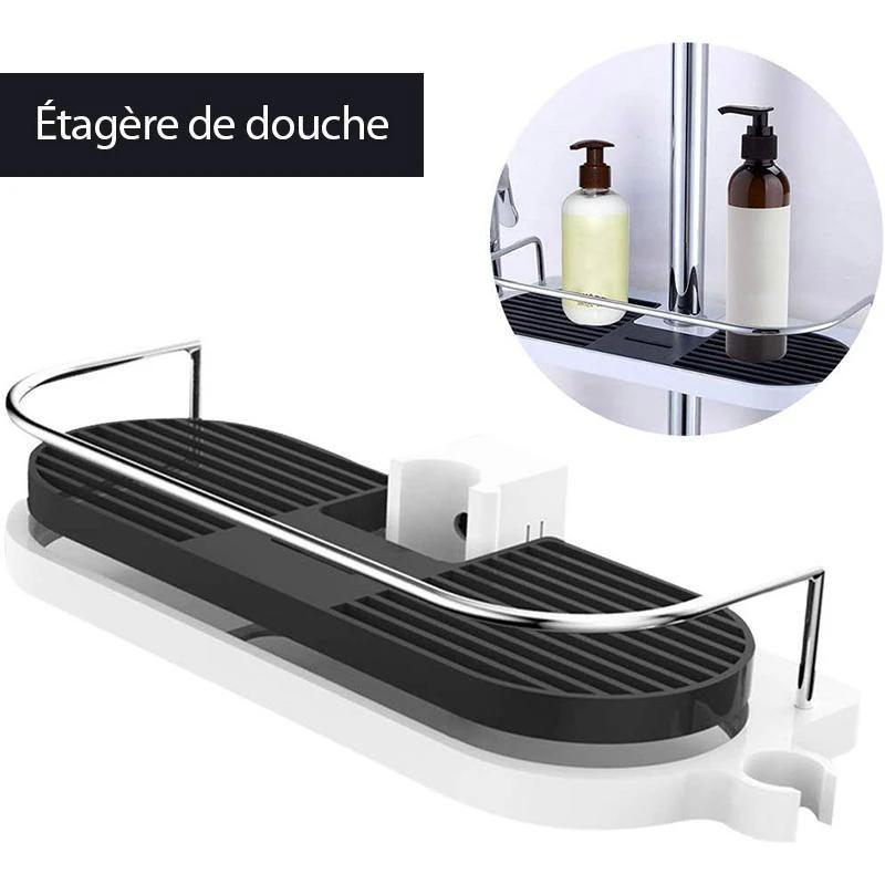 Multifunctional shower shelf by Bowlift