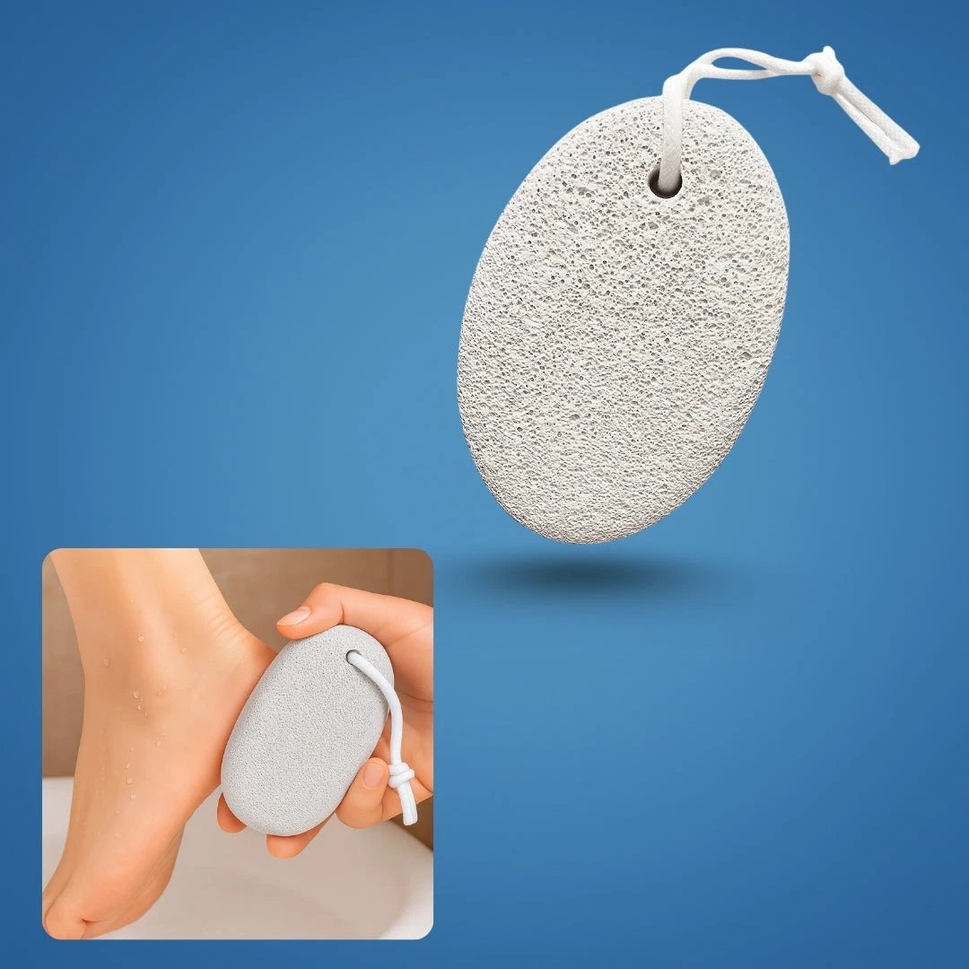 Hard Skin Relief – Natural Volcanic Rock – Smooth Cracked Heels Fast with Home Pedicure Bowlift by Bowlift