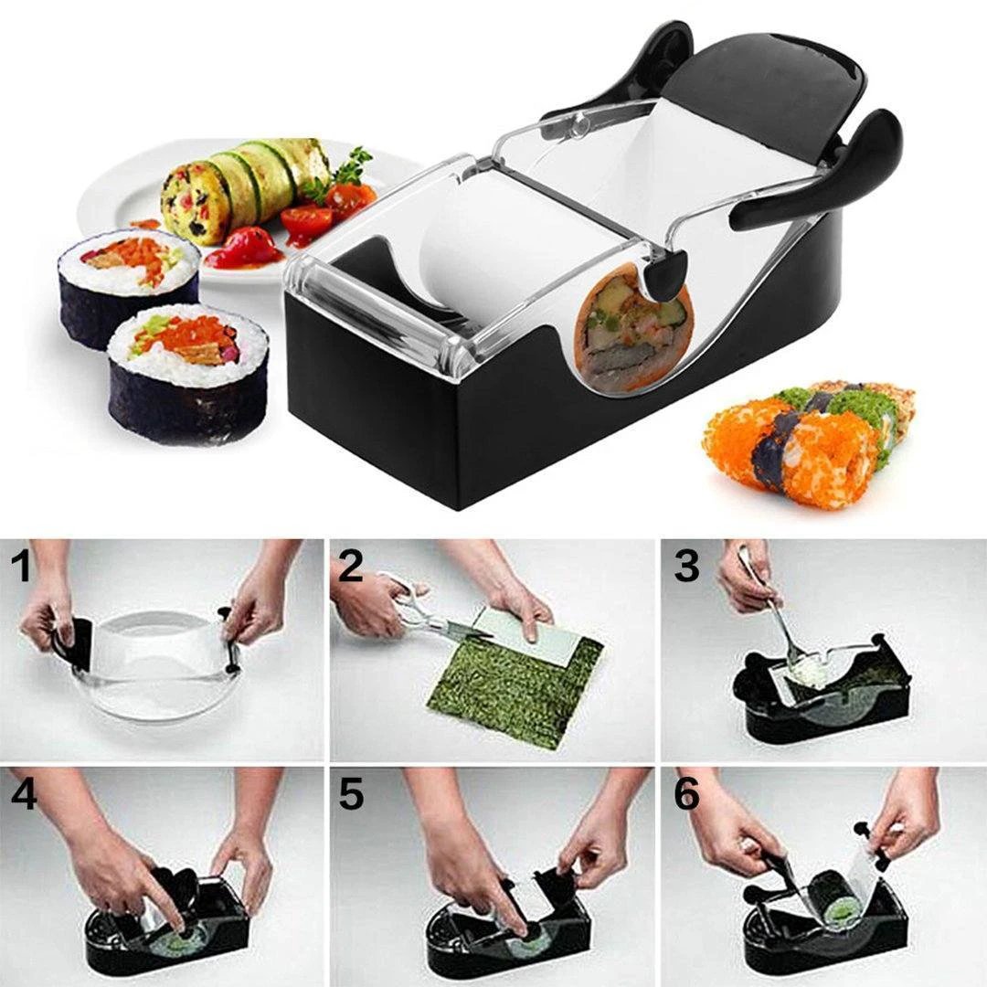 Easy-to-use sushi rolling craft set by Bowlift