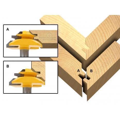 MèChe for angled cutting with lock at 45° by Bowlift