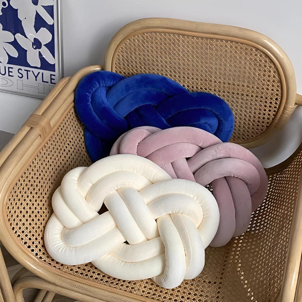 Braided Plush Cushion by Casa & Beyond