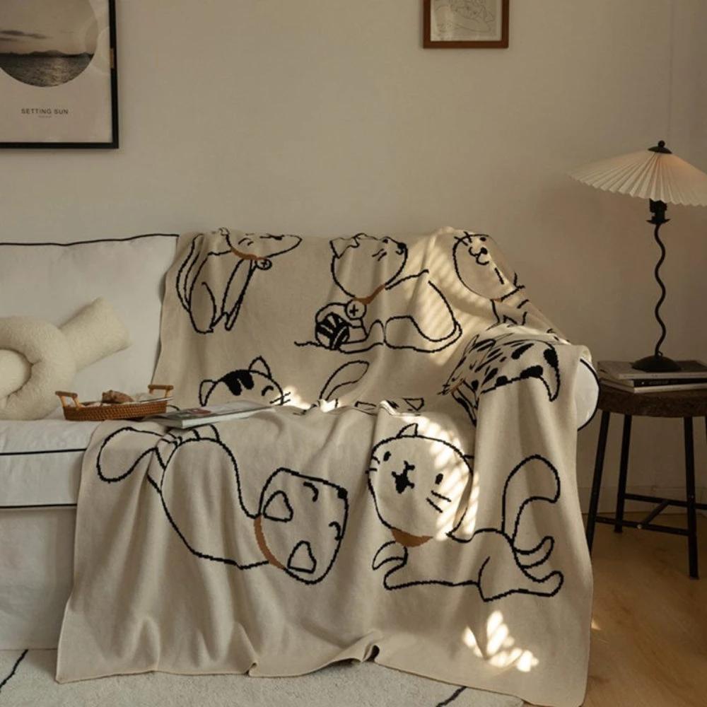 Purrsoft Cotton Nap Blanket by Casa & Beyond