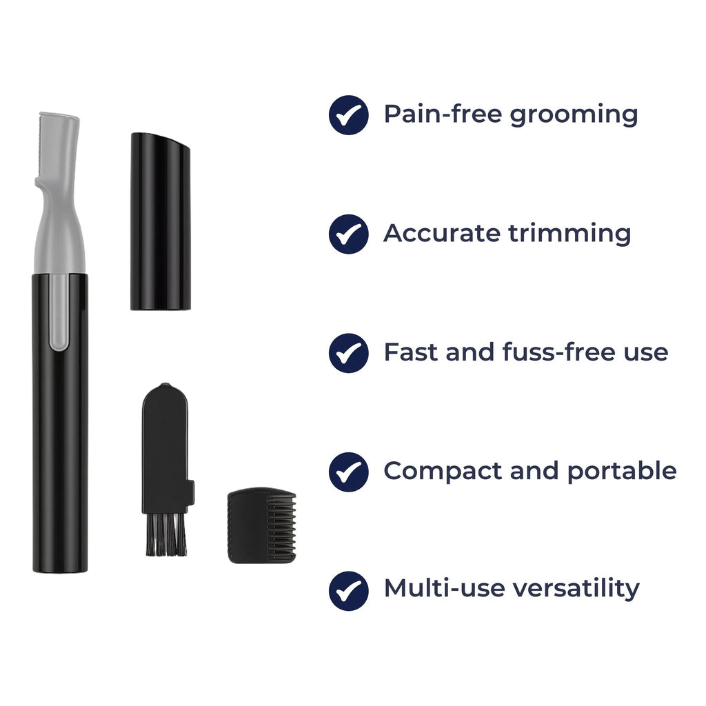 Painless Precision – Stainless Steel Mini Facial Shaver – For Sensitive Skin & On-the-Go Grooming Bowlift by Bowlift