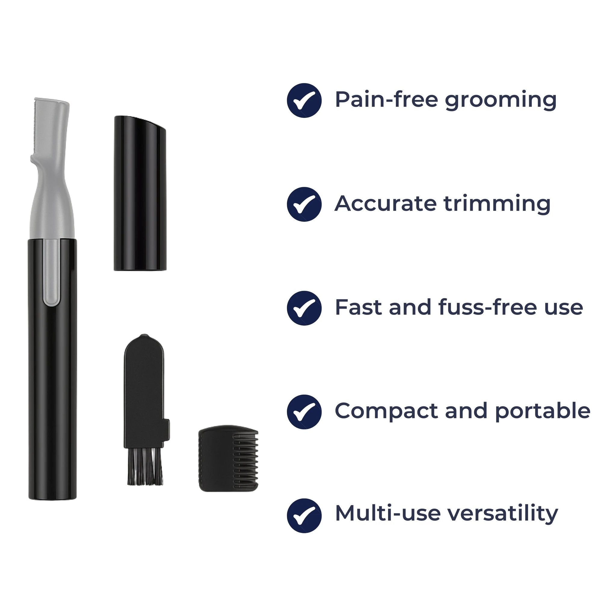 Painless Precision – Stainless Steel Mini Facial Shaver – For Sensitive Skin & On-the-Go Grooming Bowlift by Bowlift