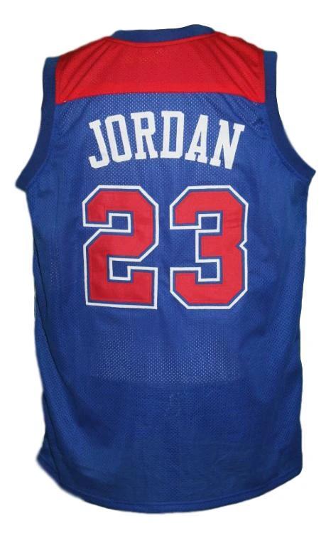 Michael Jordan Jersey #23 Baltimore Washington Retro Basketball Blue by My store basketball