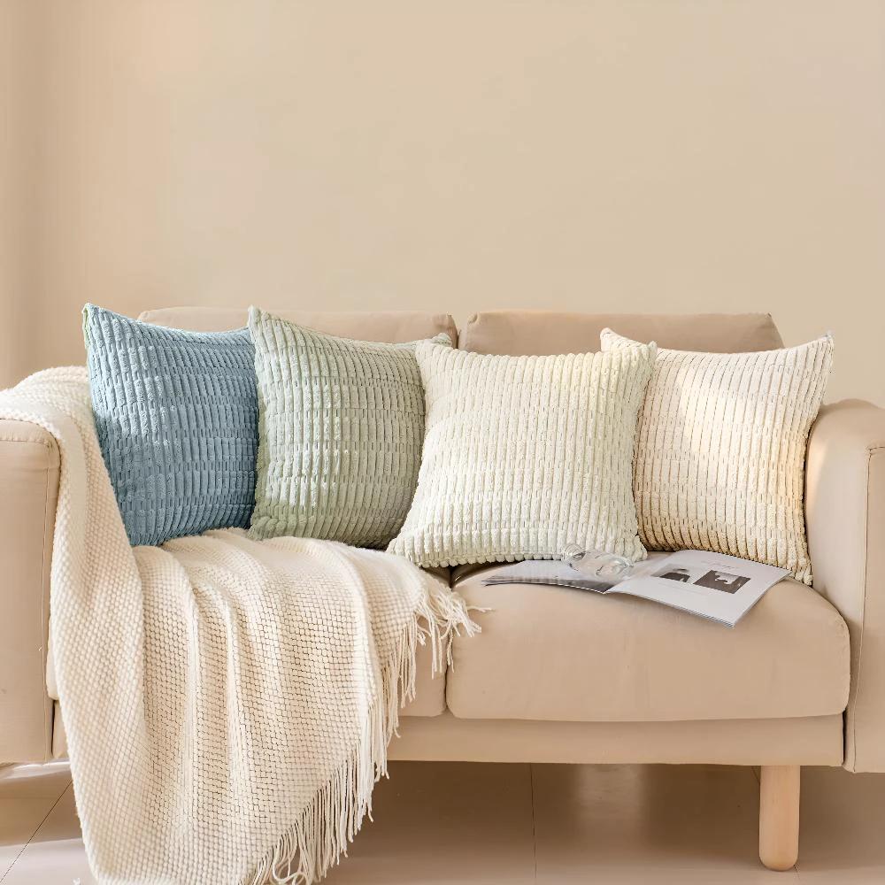 Plush Ridge Cushion Covers by Casa & Beyond