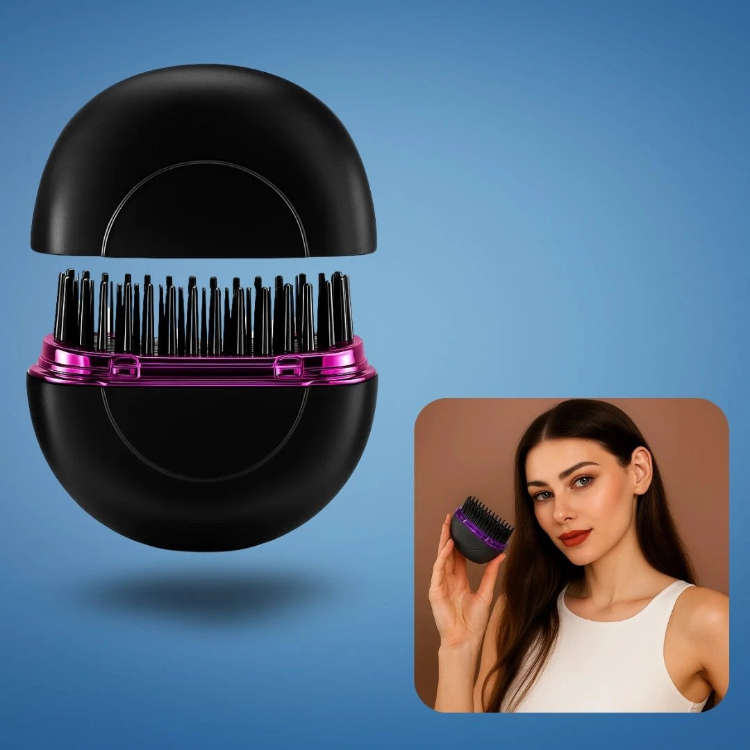 Fast Heat Up – Mini Comb Design – Frizz-Free Finish – Quick Touch-Ups for Travel & Daily Use Bowlift by Bowlift