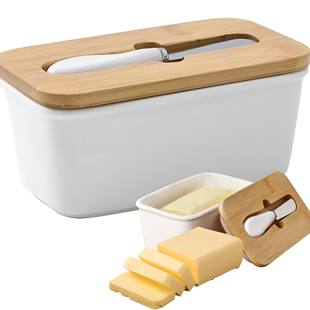 Sleek Butter Cutter Container by Casa & Beyond