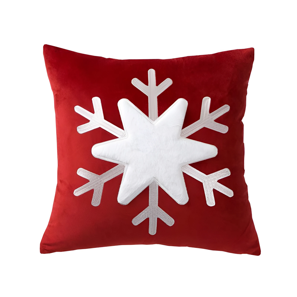 Snowflake Holiday Pillowcase by Casa & Beyond
