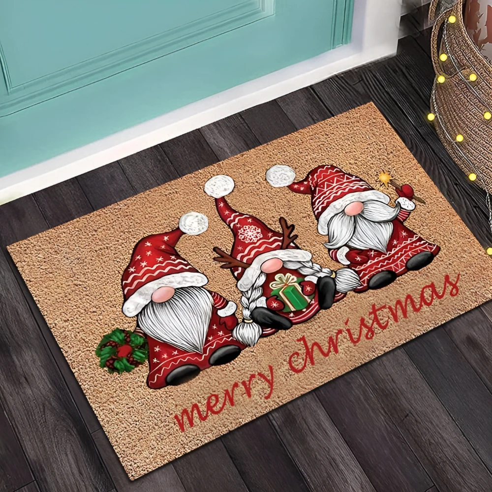 Gnome Wonderland Welcome Mat by Casa & Beyond