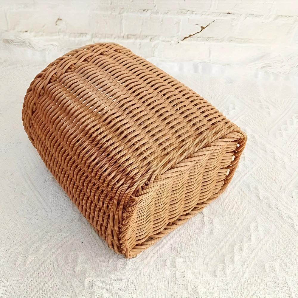 Willow Rattan Woven Storage Basket by Casa & Beyond