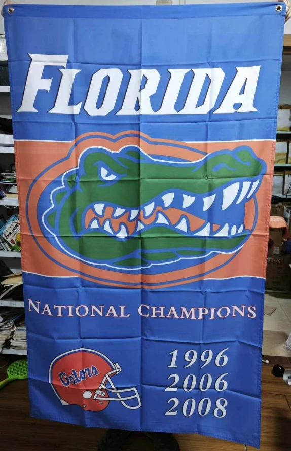 Florida Gators flag , NCAA University of Florida Flags 100% Polyester 3x5ft 90x150cm exhibit and sell banner by flagsshop