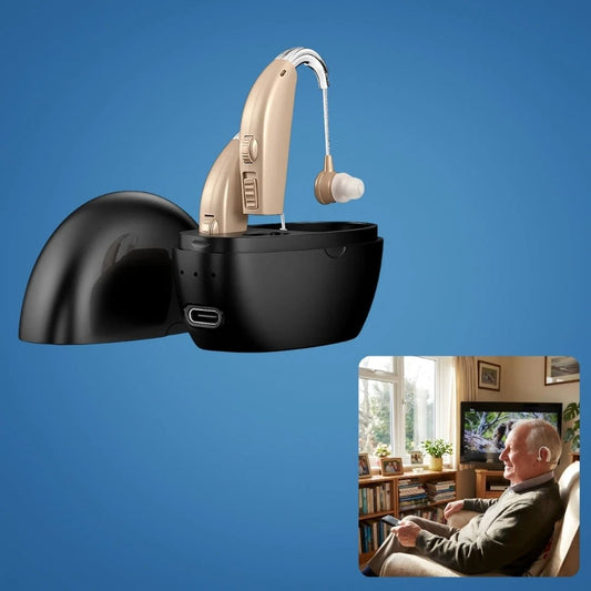 Boosts Hearing Clarity – Rechargeable & Lightweight – Reduces Background Noise – Ideal for Seniors Bowlift by Bowlift