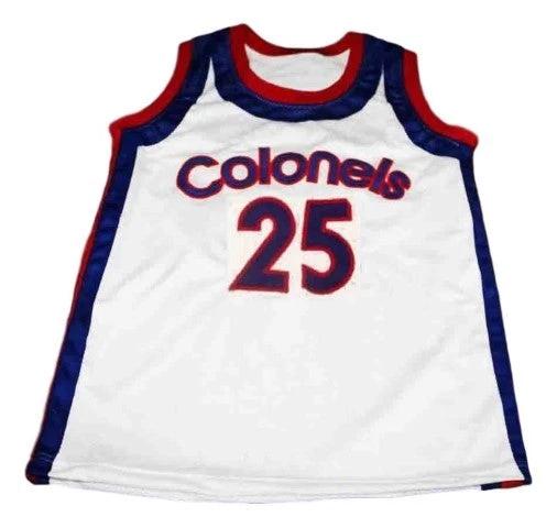 Maurice Lucas Jersey #25 Colonels Kentucky Basketball White by My store basketball