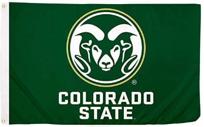 Colorado State Rams Flag-3x5 FT NCAA Colorado State University Banner-100% polyester CSU Rams flag by flagsshop