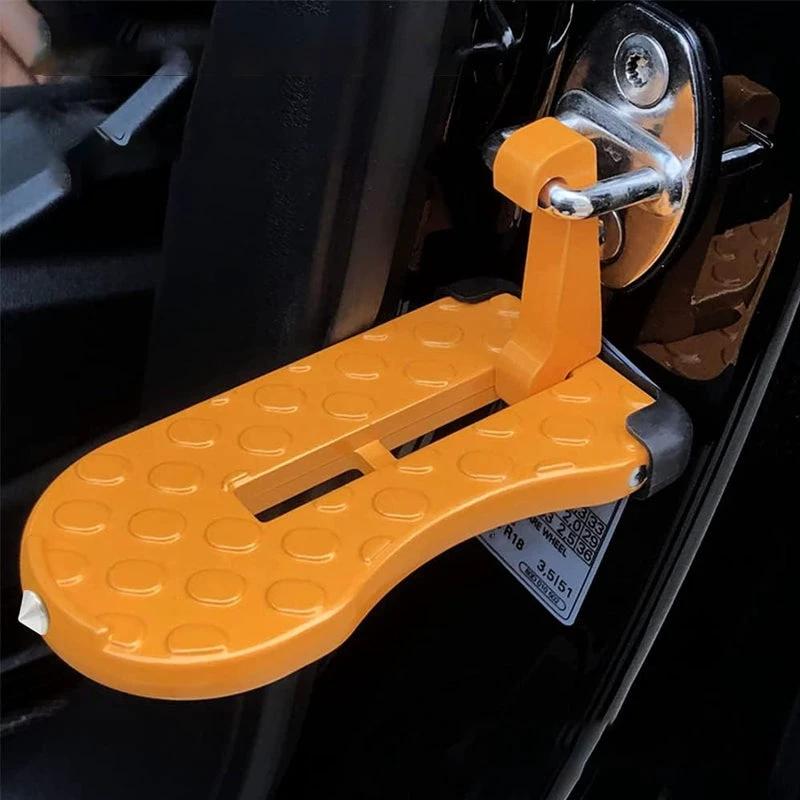 U-shaped door threshold bolt with safety hammer by Bowlift